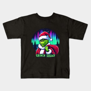 Grinch Squad Kids T-Shirt